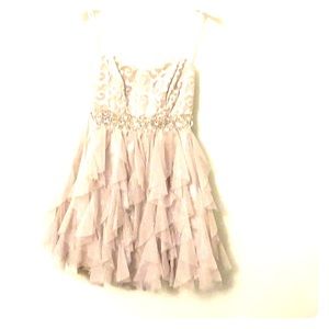 Champagne colored perfect junior dance dress